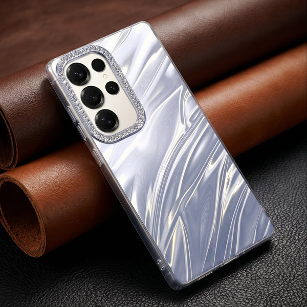 Silver Ripple Case for Samsung S25 Ultra
