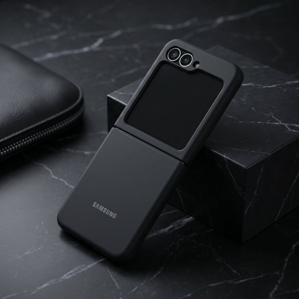 Black Original Silicone case for Samsung Galaxy Z FLIP 6