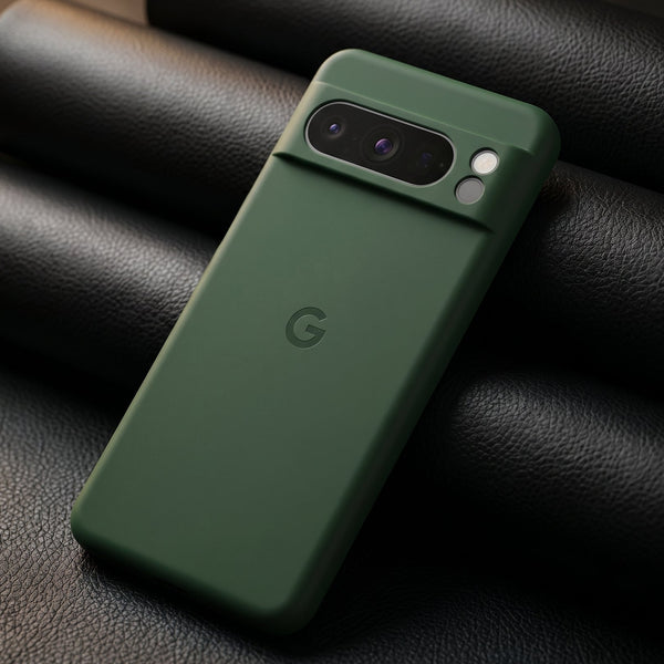 Dark Green Camera Original Silicone case for Google Pixel 8 Pro