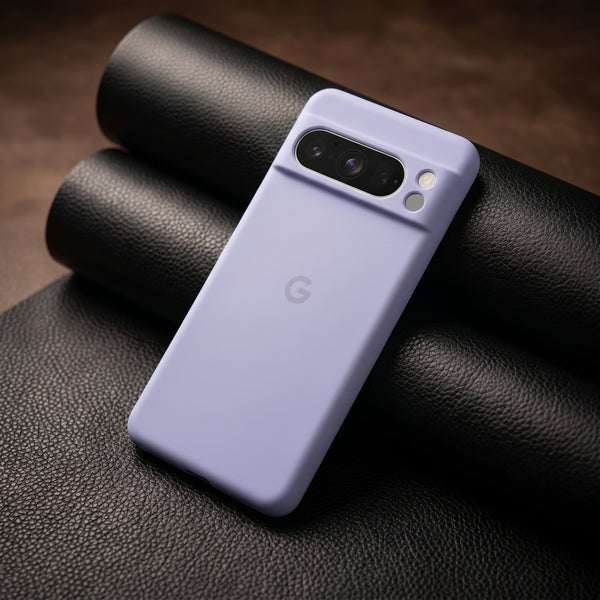Purple Camera Original Silicone case for Google Pixel 8 Pro