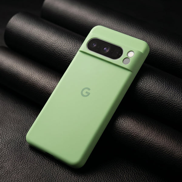 Light Green Camera Original Silicone case for Google Pixel 8 Pro