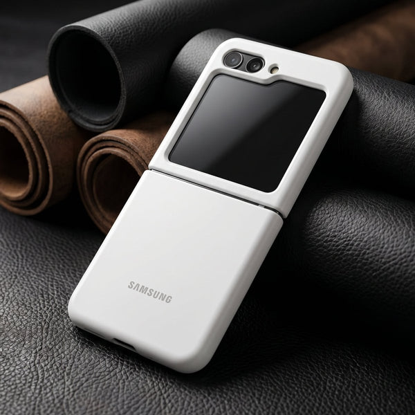 White Original Silicone case for Samsung Galaxy Z FLIP 7 fe