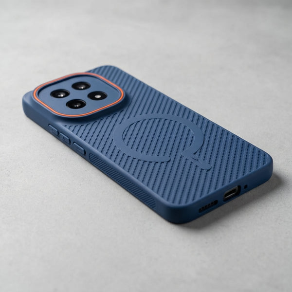Gripon Dark Blue Silicone Case for  iQOO 15