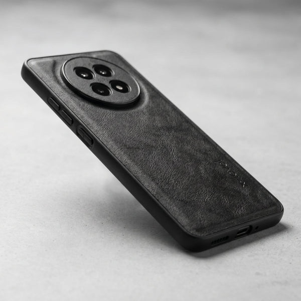 X-LEVEL Black  Leather Case for Realme 12x
