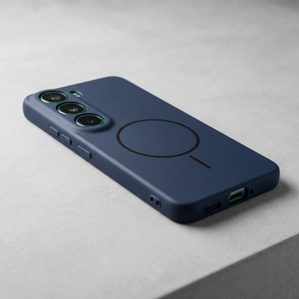 CAVEN Dark Blue Silicone case for Vivo Y300