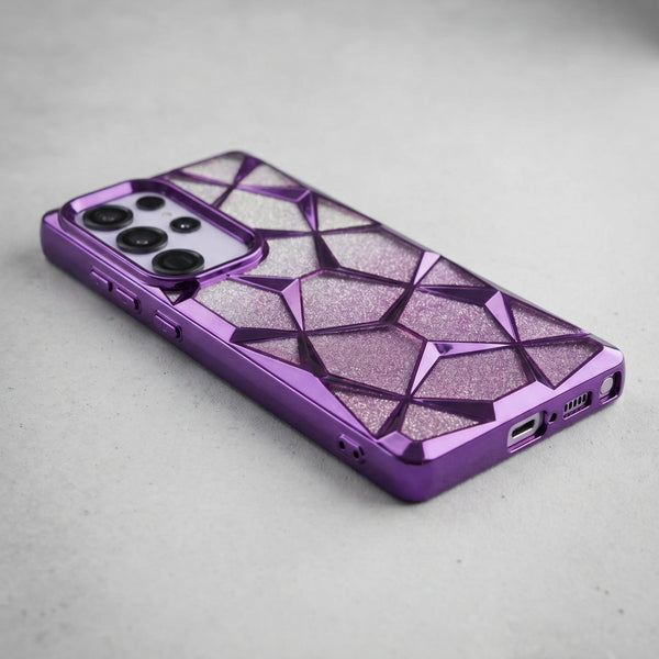 Dazzle Purple Silicone case for  Samsung S25 Ultra