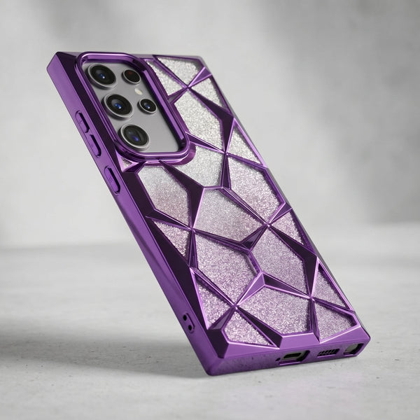 Dazzle Purple Silicone case for Samsung S24 Ultra