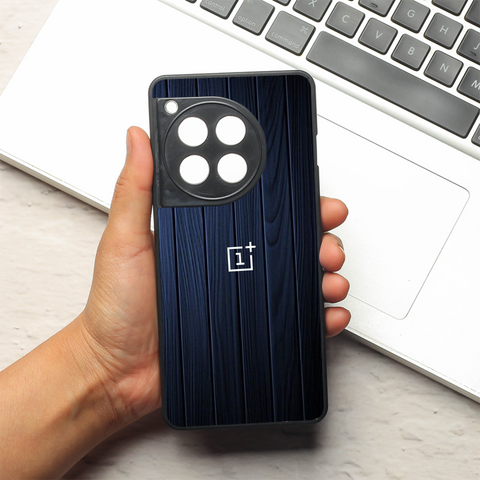 Ink Wood metal back case for OnePlus 12R
