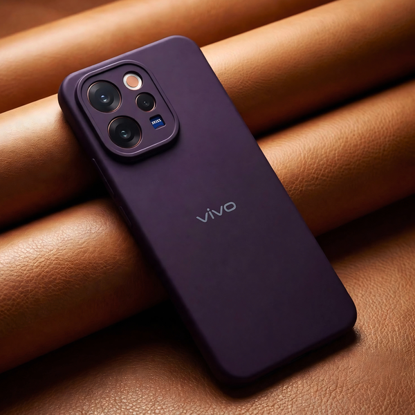 Deep Purple Camera Original Silicone case for Vivo V70