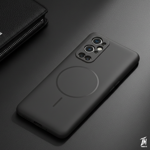 CAVEN Black Silicone case for Oneplus 9 Pro