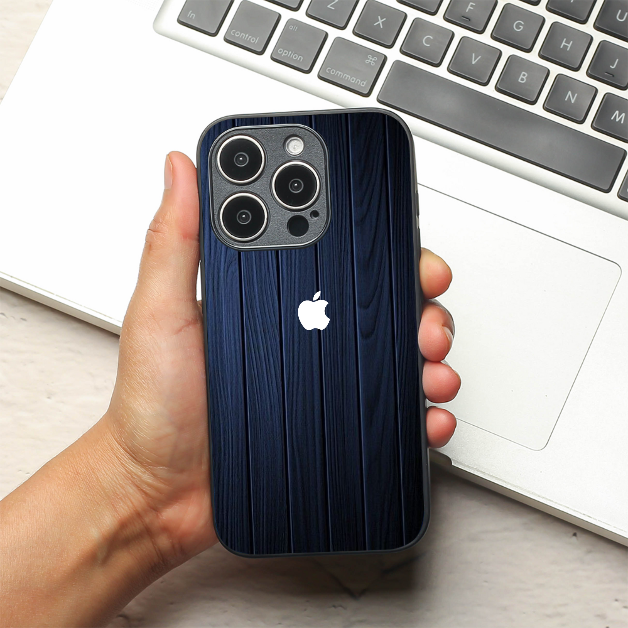 Ink Wood metal back case for Apple Iphone 15 Pro Max