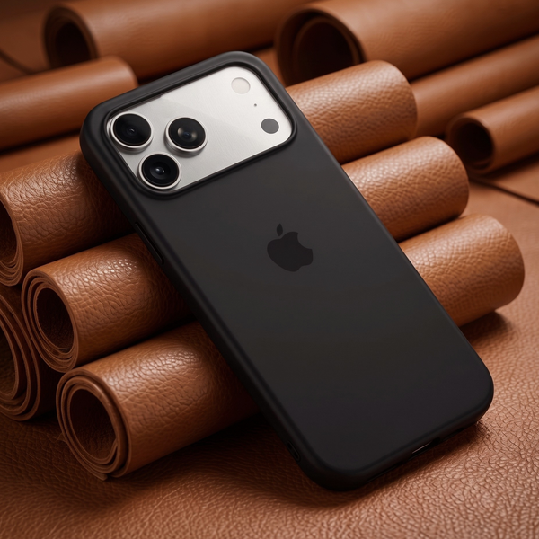 Black Original Silicone case for Apple iphone 18 Pro Max