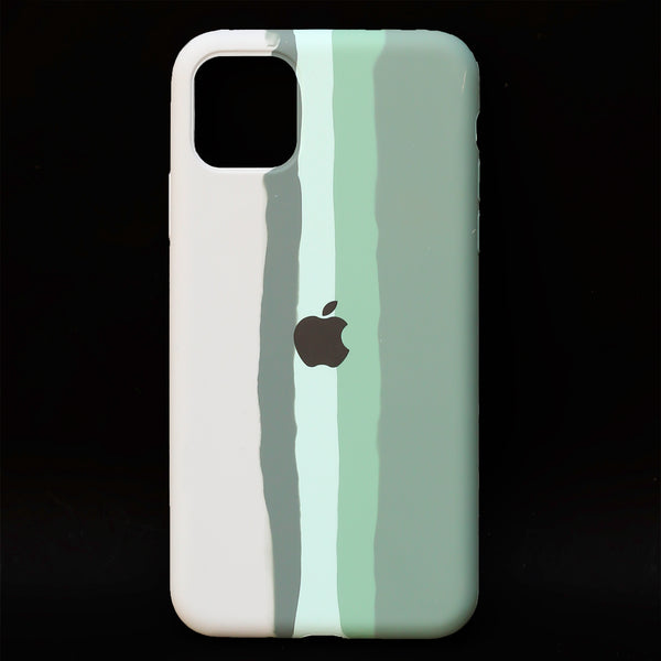 Treemoda Rainbow Silicone Case for Apple Iphone 11 Pro