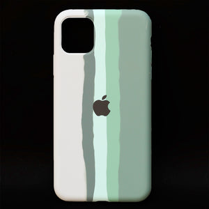Treemoda Rainbow Silicone Case for Apple Iphone 11 Pro Max