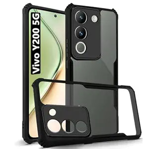 Hybrid Shockproof protective transparent Silicone Case for Vivo Y200