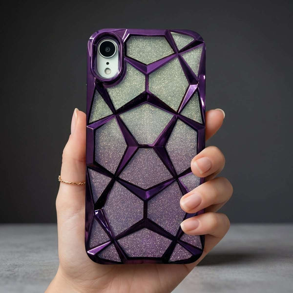 Dazzle Purple Silicone case for Apple iphone XR