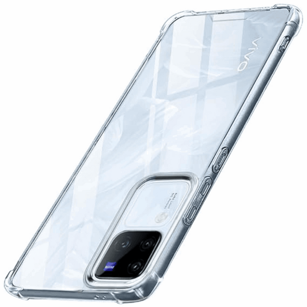 SilicaClear Transparent Silicone Case for Vivo V30 Pro