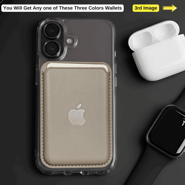 Grey Wallet Case for Apple iphone