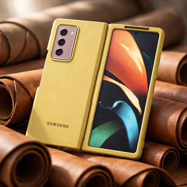 Yellow Original Silicone case for Samsung Z Fold 2 5G