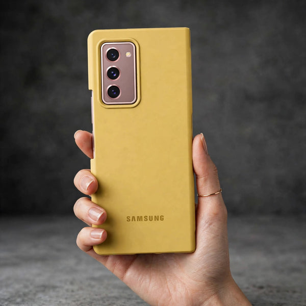 Yellow Original Silicone case for Samsung Z Fold 2 5G
