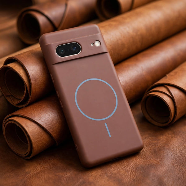 CAVEN Dark Brown Silicone case for Google Pixel 7