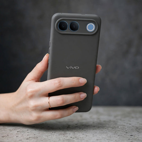 Grey Camera Original Silicone case for Vivo S2