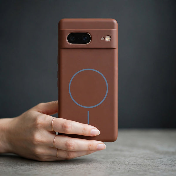 CAVEN Dark Brown Silicone case for Google Pixel 7
