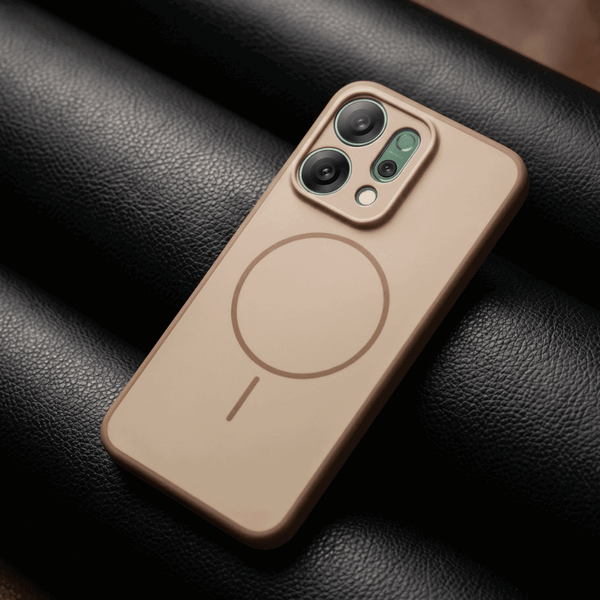 GripMate Brown Silicone case for Oppo Reno 14