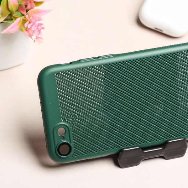 BREATHING DARK GREEN Silicone Case for Apple Iphone 8