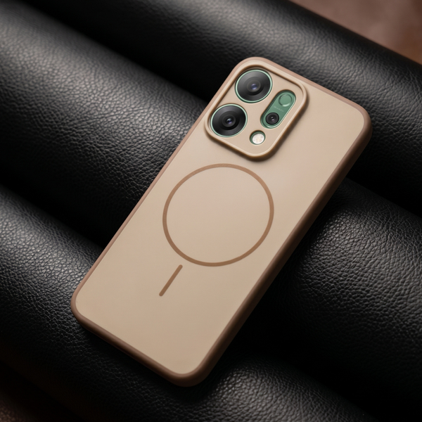 GripMate Brown Silicone case for Oppo Reno 14