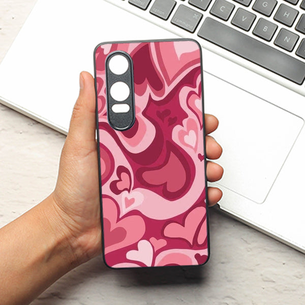 Valentine Wave metal back case for Oneplus Nord CE 4 Lite