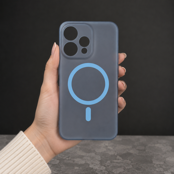 Blue Paper Matte Magsafe Case for Oppo Reno 15