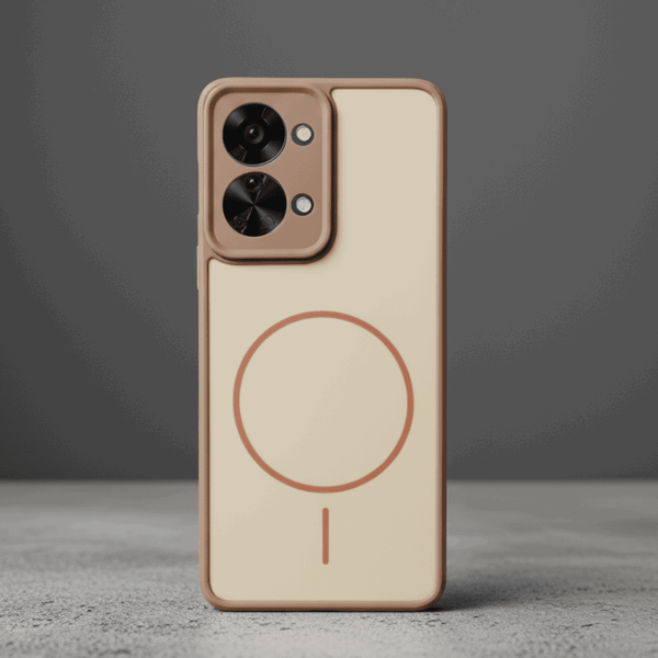 GripMate Brown Silicone case for Oneplus Nord 2T