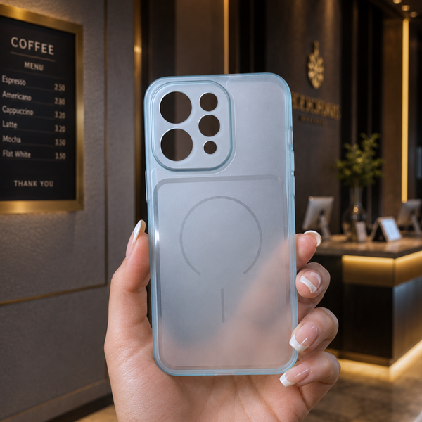 Light Blue Amber Silicone Case for Vivo V70