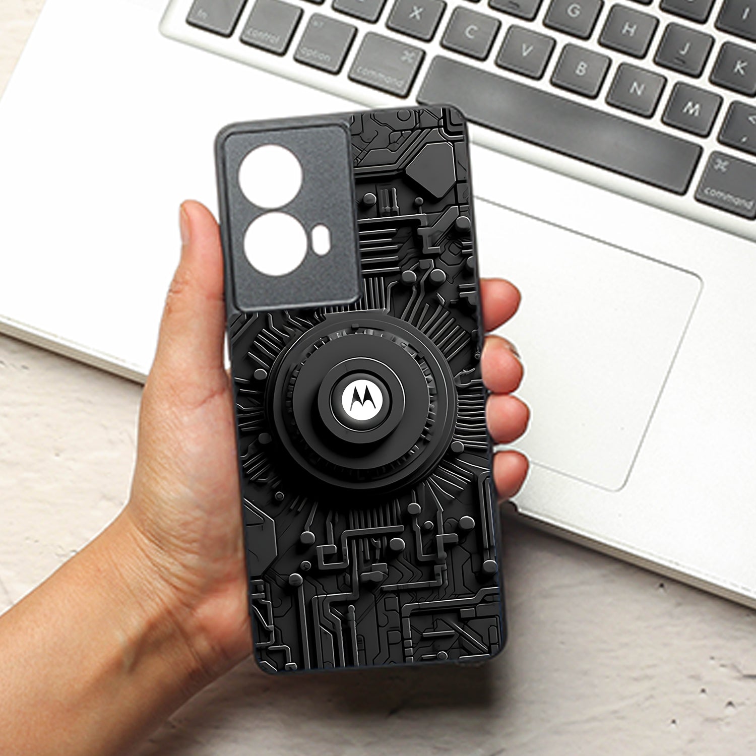 Core Reactor metal back case for Motorola G85
