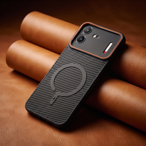 Gripon Black (ORANGE RING) Silicone Case for Nothing Phone 4b