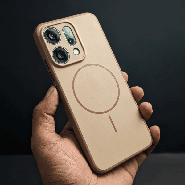 GripMate Brown Silicone case for Oppo Reno 14