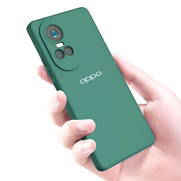 Dark Green Camera Original Silicone case for Oppo Reno 10 Pro