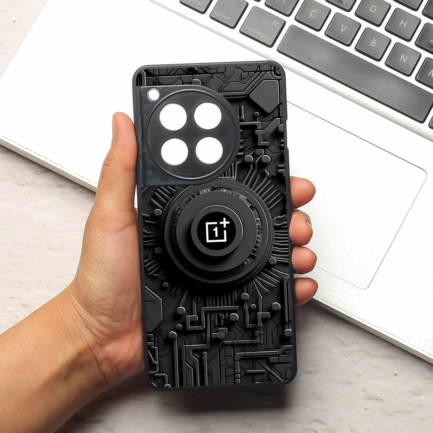 Core Reactor metal back case for Oneplus 12R