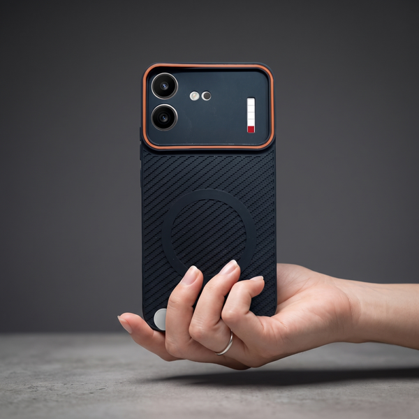 Gripon Black (ORANGE RING) Silicone Case for Nothing Phone 4b