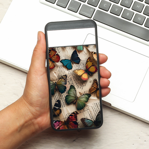 Butterfly Effect metal back case for Google Pixel 8A