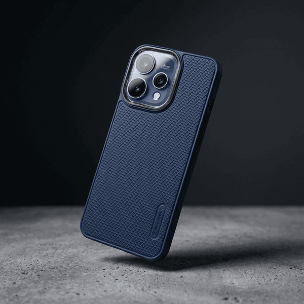 Blue DRAVIK Texture Silicone Case for Oppo Reno 15