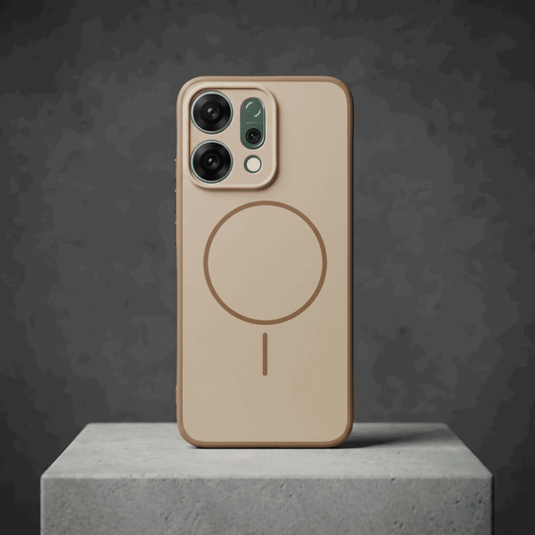 GripMate Brown Silicone case for Oppo Reno 14