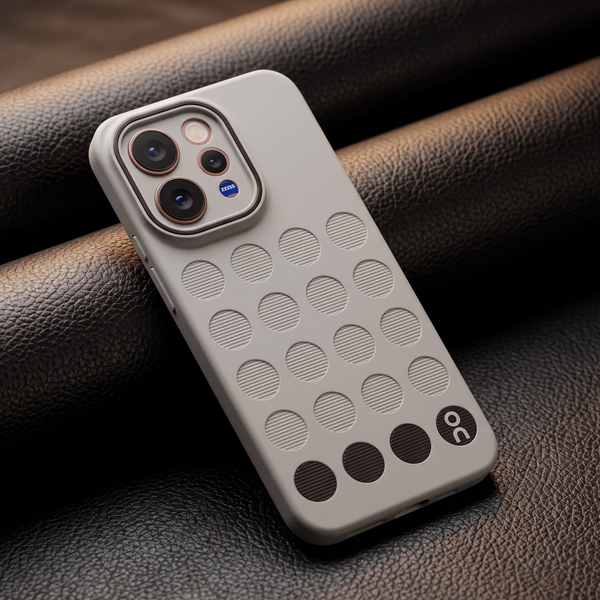 Stack Grey Silicone Case for Vivo V70 ELITE