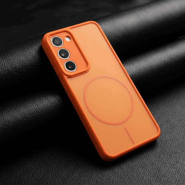 GripMate Orange Silicone case for Samsung S23