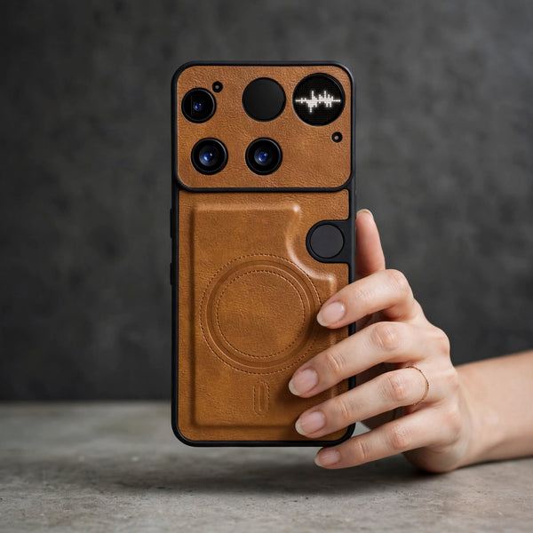 Crest Brown Leather Case for Nothing Phone 3