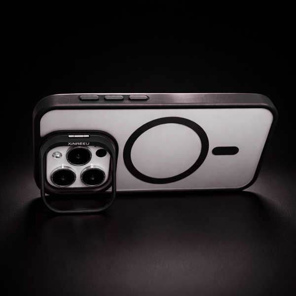 Black XINREEU Transparent Case for Apple iphone 15 Pro max