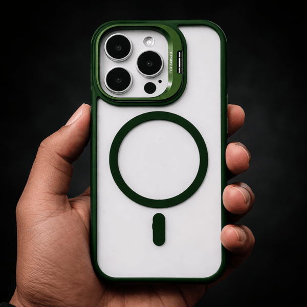 Dark Green XINREEU Transparent Case for Apple iphone 14 Pro