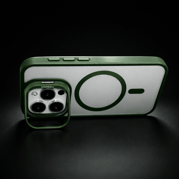 Dark Green XINREEU Transparent Case for Apple iphone 14 Pro