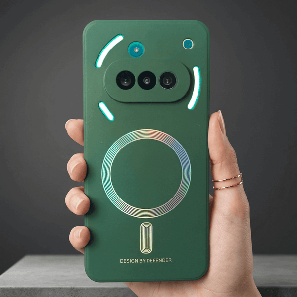 Dark Green DEFEND Rainbow Case for Nothing Phone 3a